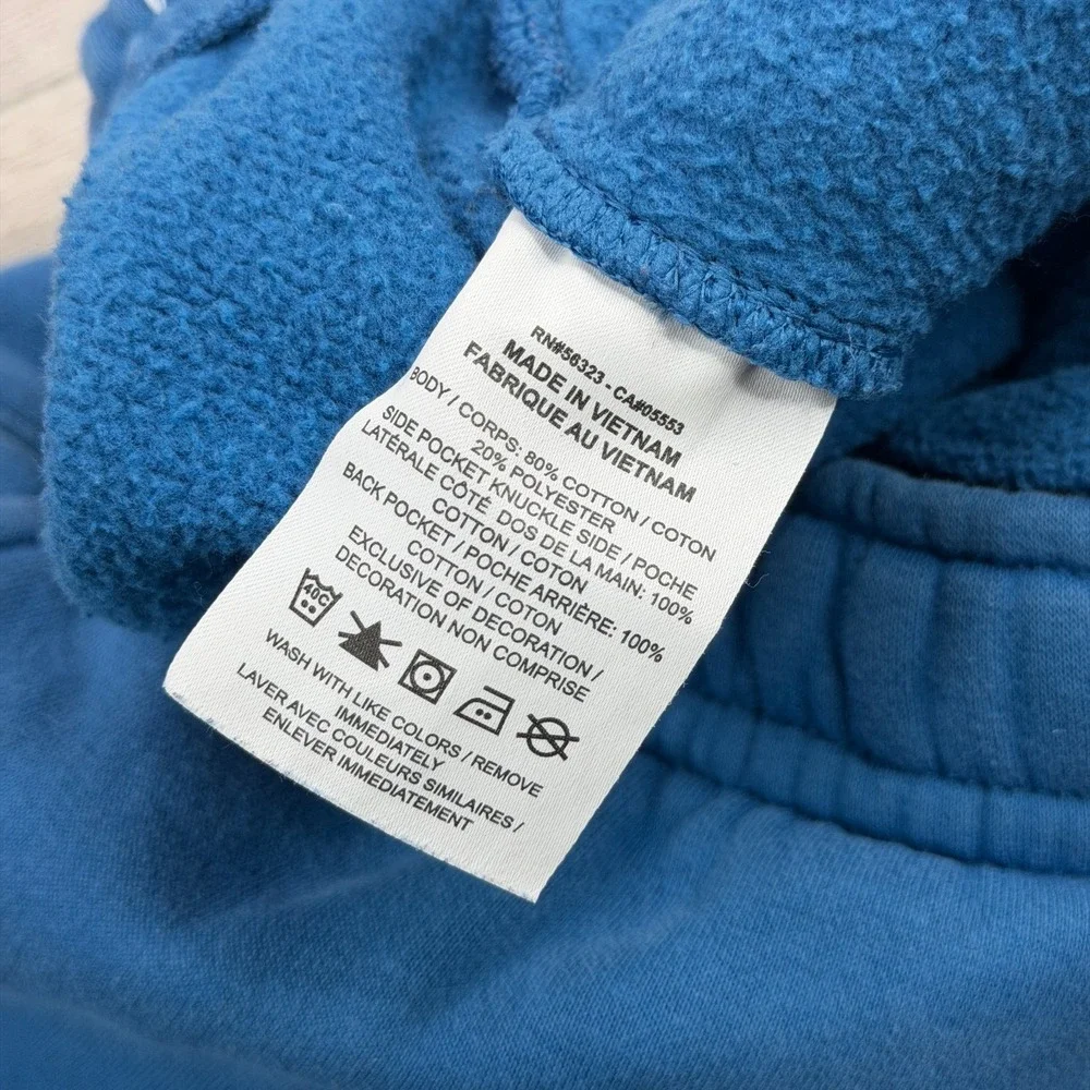 Nike Club Fleece Joggers Mens Medium Blue Tapered Swoosh Sweatpants BV2671-407